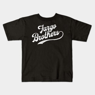 Fargo Brothers Logo - White Letters Kids T-Shirt